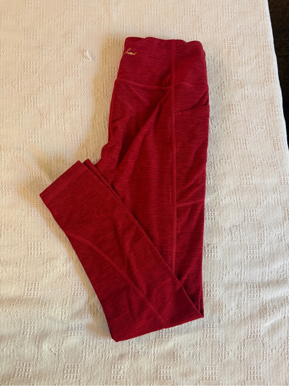 Victoria's Secret Red High-Waist Performance Leggings